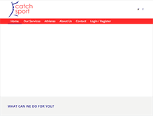Tablet Screenshot of catchsport.com